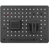 Spacetronik SPB-152B Perforuota stalo lenta, juoda