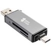 Spacetronik SPU-CR06 SD kortelių skaitytuvas USB-A i USB-C
