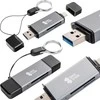 Spacetronik SPU-CR06 SD kortelių skaitytuvas USB-A i USB-C