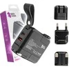 „Spacetronik SR105 4-in-1 GaN 65W“ USB kelioninis adapteris