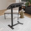 Spacetronik Reguliuojamas stalas 90° Buddy 18 Tamsi mediena SPR-B