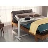 Spacetronik Buddy 06 stalas su rankiniu reguliavimu, balta mediena