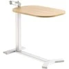 Spacetronik Buddy 06 stalas su rankiniu reguliavimu, balta mediena