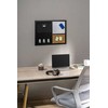 Spacetronik Bez Marki TABLICA MAGNETYCZNA SUCHOŚCIERALNA na magnesy 60x45 DO BIURA organizer