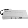 Spacetronik USB-C adapteris HDMI KVM 100W 4K 60Hz SPU-M17