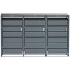 Spacetronik Šiukšliadėžių pastogė, 3 x 240 l, juoda SFFT0131_V1
