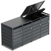 Spacetronik Šiukšlių dėžė 4x 240L juoda SFFT0141_V1