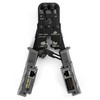 Spacetronik RJ45/RJ12/RJ11 užspaudimo replės su LAN testeriu NT-CT04