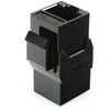 Spacetronik Keystone RJ45 CAT 6A gn/gn statinės jungtis, juoda