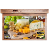 Televizorius Sylvox Kontech Po spintele virtuvinis TV Sylvox 15.6" Smart Wood