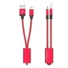 USB-A + Lightning laidas su LDNIO LC98 raktų pakabuku