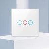 Stiklinis „Wi-Fi“ šviesos jungiklis Avatto TS02-EU-W3