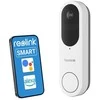 „Smart 2K Reolink“ su baterija veikiantis „WiFi“ vaizdo domofonas, baltas