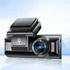 AZDome M550 Max 4K 2160p + 1080p + 2.5K, GPS, Wi-Fi - vaizdo registratorius su priekine, salono ir galine kameromis