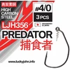 Kabliukai Ofsetiniai Lucky John Predator Nr 3/0