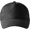 Malfini As Kepurė su Snapeliu MALFINI 5P 307 Unisex, Juoda 340g/m2