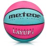 Krepšinio Kamuolys Meteor LAYUP #4 Rožinė/Mėlyna