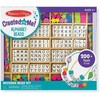 Medinių karoliukų vėrimo rinkinys su raidėmis Melissa & Doug