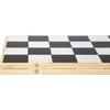 Small Foot Rinkinys mediniai stalo žaidimai 3in1 šachmatų šaškės Backgammon Dėlionės žaidimas