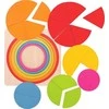 Dėlionė Goki „Goki Layered Puzzle Rainbow Circle“ (57737)