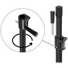 Delphin BlackSTIX bankstick laikiklis 80–130 cm