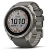 „Garmin fenix 9 Pro“ Solar išmanusis laikrodis, „inReach“, 51 mm, titano korpusas su akmenukų pilkos spalvos silikonine apyranke