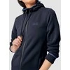 JackWolfskin Džemperis moterims Jack Wolfskin Modesto Hooded JKT mėlynas