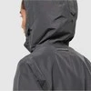 JackWolfskin Lietpaltis moterims JACK WOLFSKIN CAPE YORK COAT | tamsiai pilkas
