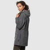 JackWolfskin Lietpaltis moterims JACK WOLFSKIN CAPE YORK COAT | tamsiai pilkas