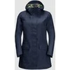 JackWolfskin Lietpaltis moterims JACK WOLFSKIN CAPE YORK COAT | tamsiai mėlynas