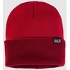 JackWolfskin Megzta kepurė JACK WOLFSKIN RIB | raudona
