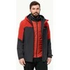 JackWolfskin Vyriška striukė Jack Wolfskin GLAABACH 3in1 | strong red