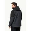 JackWolfskin Vyriška striukė Jack Wolfskin GLAABACH 3in1 | juoda