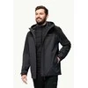 JackWolfskin Vyriška striukė Jack Wolfskin GLAABACH 3in1 | juoda