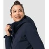 JackWolfskin Žieminis paltas moterims JACK WOLFSKIN COLD BAY COAT tamsiai mėlynas