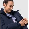 JackWolfskin Žieminis paltas moterims JACK WOLFSKIN COLD BAY COAT tamsiai mėlynas
