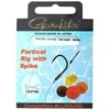 Kabliukai su pavadėliu Gamakatsu BKD-PARTICAL RIG/SPIKE H10 0,18mm 40 cm