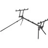 Karpinis meškerių stovas Prowess SCORPIUM DUAL PRCEL3200BLK3