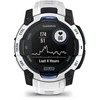 Išmanusis laikrodis Garmin Instinct® 3 – 45 mm, Solar, Baltojo akmens spalvos su baltojo akmens spalvos / mėlynu dirželiu