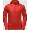 JackWolfskin Džemperis vyrams JACK WOLFSKIN HORIZON HOODED raudonas