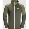 JackWolfskin Džemperis vyrams Jack Wolfskin HYDRO III JKT žalia