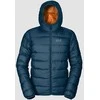 JackWolfskin Vyiška striukė su kapišonu JACK WOLFSKIN HELIUM | mėlyna