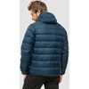 JackWolfskin Vyiška striukė su kapišonu JACK WOLFSKIN HELIUM | mėlyna
