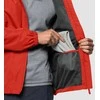 JackWolfskin Vyriška striukė Jack Wolfskin STORMY POINT | raudona