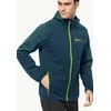 JackWolfskin Vyriška striukė Jack Wolfskin FELDBERG (softshell) | dark sea