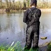 Bridkelnės vyrams Gamakatsu G-Rain 2.5 Bib&amp;Brace nuo lietaus, juodas
