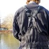 Bridkelnės vyrams Gamakatsu G-Rain 2.5 Bib&amp;Brace nuo lietaus, juodas