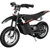 Razor MX125 +DECALS Dirt Bike, ES, juodas, ličio baterija