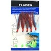 Sistemėlė Fladen Glitter Feather Rig Raudona Turquoise 17-596
