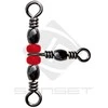 Suktukas trišakis Sunset Triple Swivel W / Beads ST-S-1706